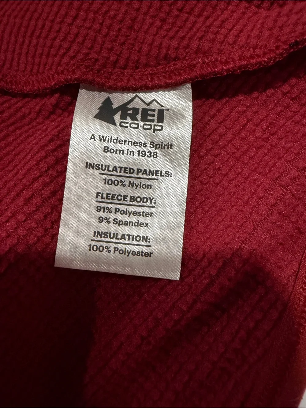 REI Women's Red Full-Zip Utility Jacket